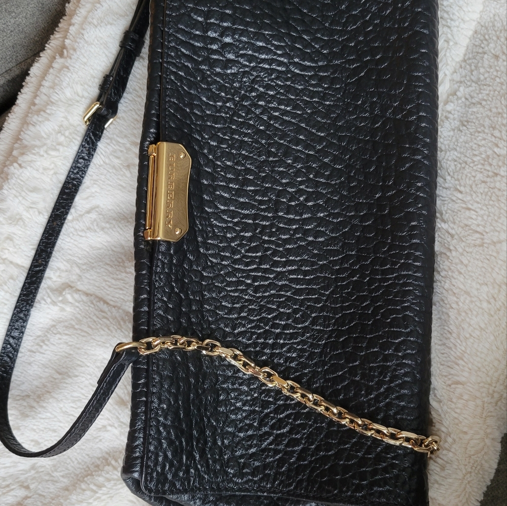 Burberry crossbody clutch - calf grain leather - Picture 2 of 3